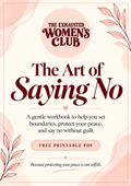 The Art of Saying No | Free Printable PDF